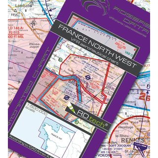 France North-West ICAO Chart Rogers Data