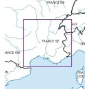 Frankreich Süd-Ost VFR Karte Rogers Data