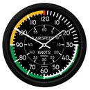 Wall clock Airspeed Indicator round 25cm 