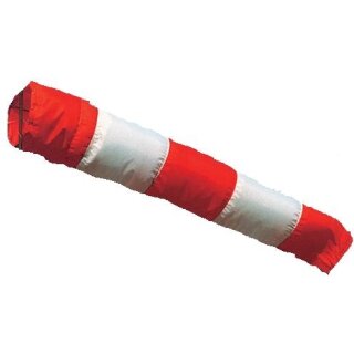 Windsack Hülle rot-weiss 65 cm Durchmesser