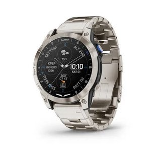 Garmin D2 Mach 1 Aviator Smartwatch with Vented Titanium Bracelet