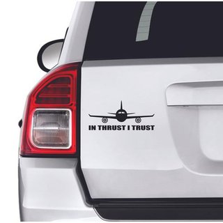 Sticker, In thrust i trust