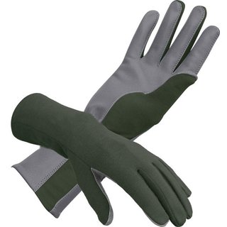 Nomex Piloten Handschuhe Grün S