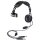 PASSIVE HEADSET-MIC,  DUAL PLUG, SINGLE EAR