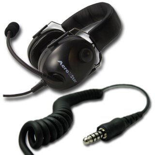 Headset AeroStar comfort black Helicopter U/174